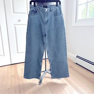 Theory wide leg jeans